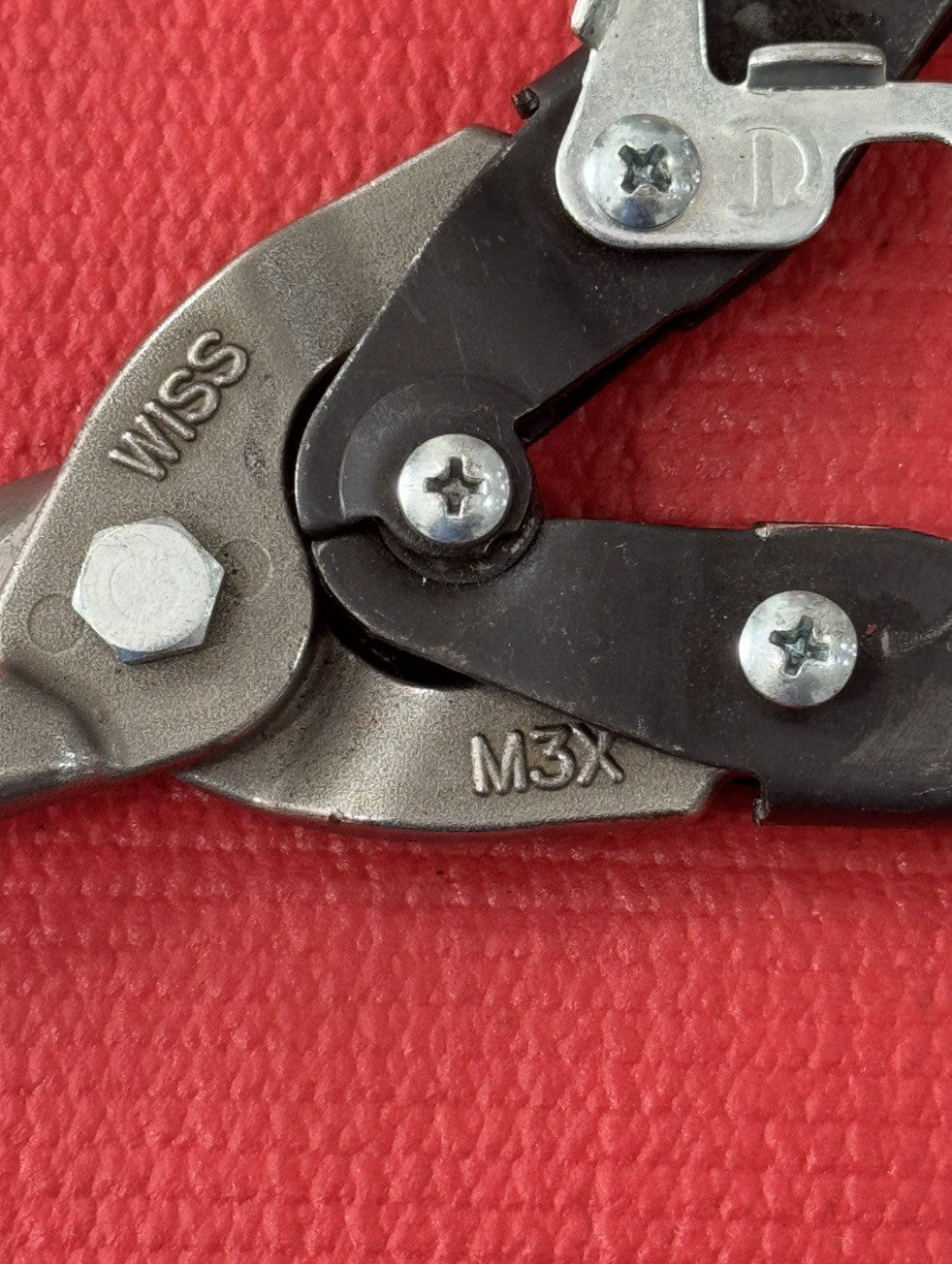 Wiss Crescent Edge Aviation Straight and Right Cut Snips Yellow 9-3/4" M3X NICE
