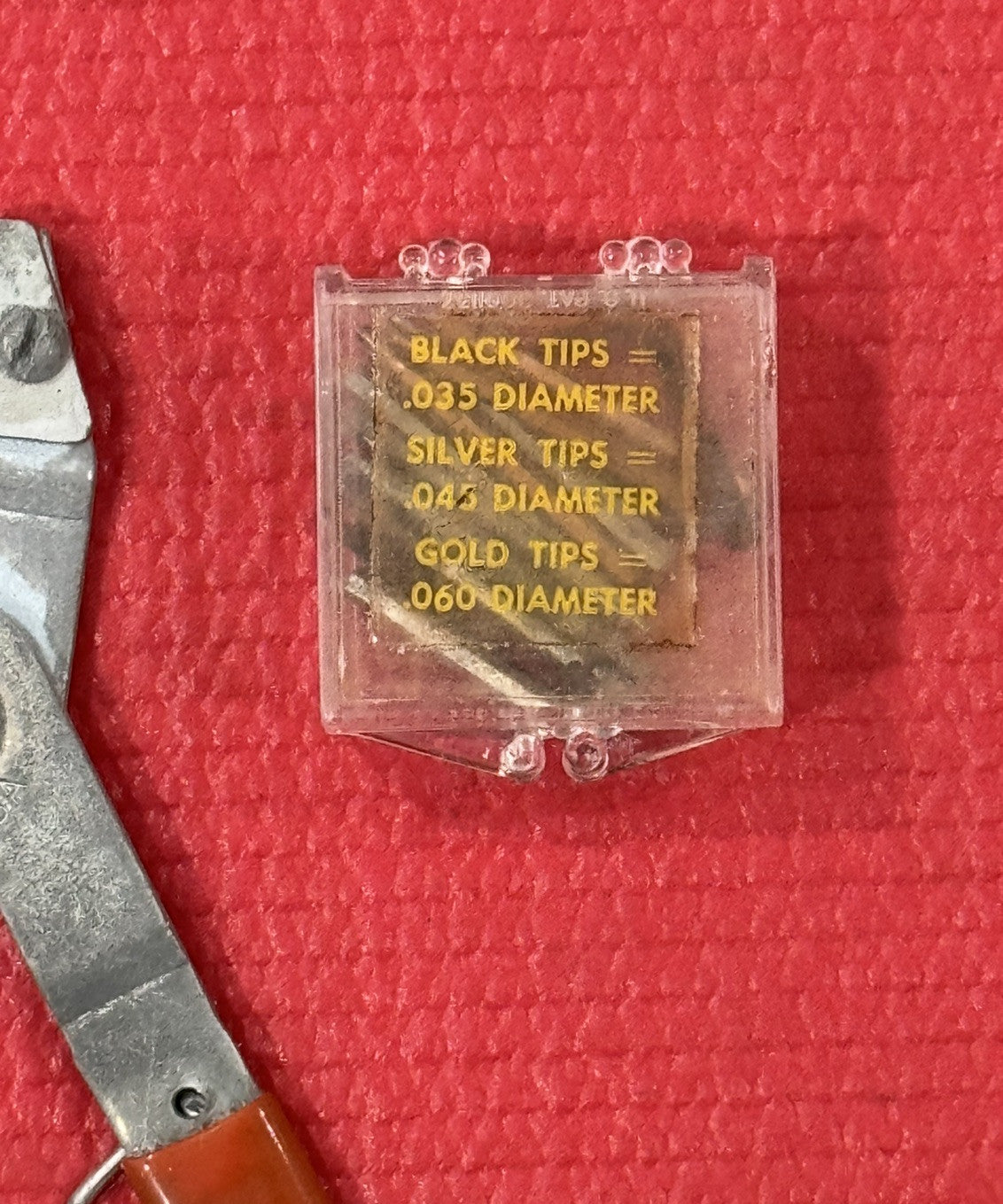 Vintage USA Tools Retaining Snap Ring Pliers Set #455 With Tips Made In USA