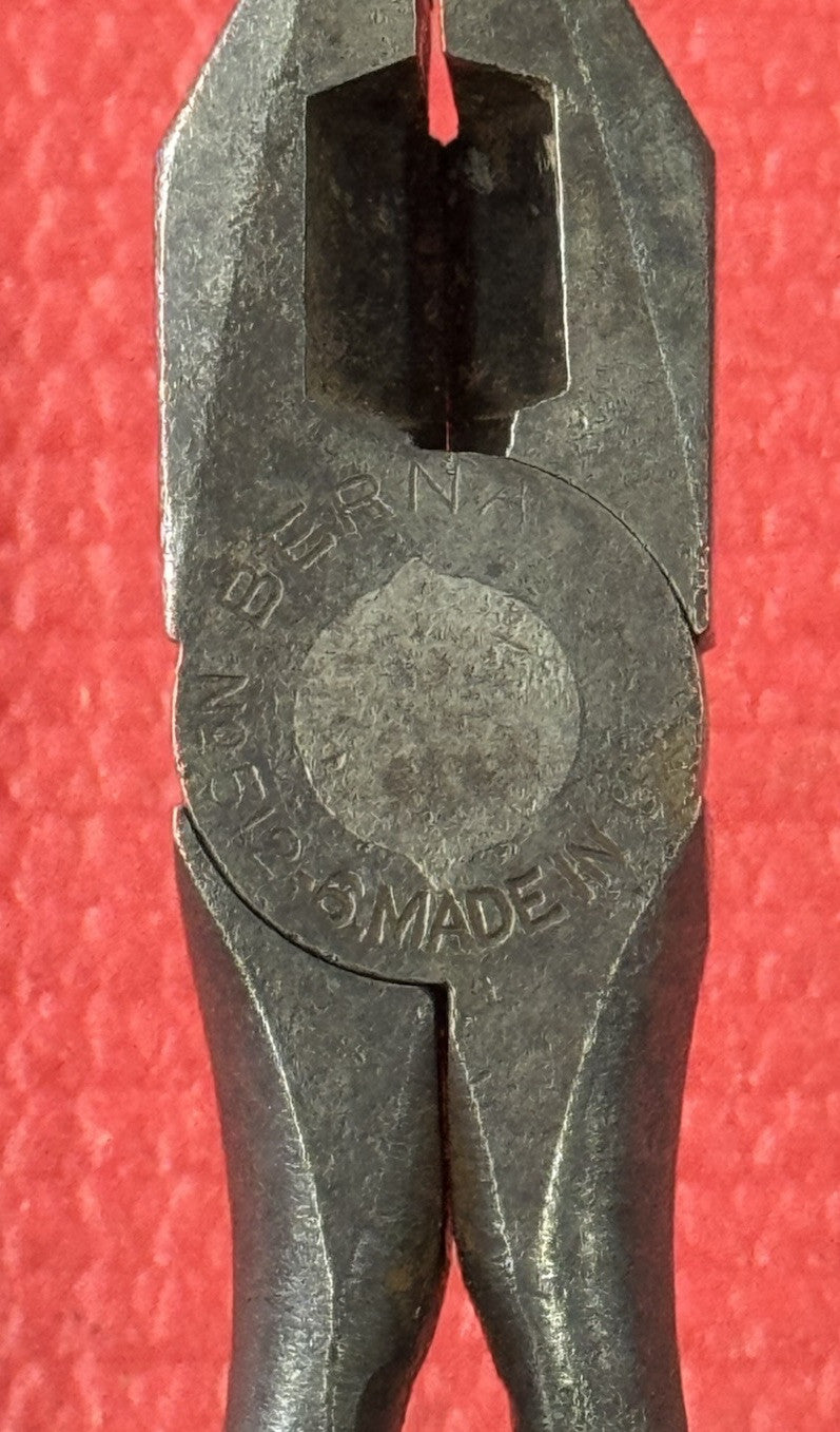 Bernard W. Schollhorn 512-6 Linesman Pliers 6.5" Long  New Haven Conn USA
