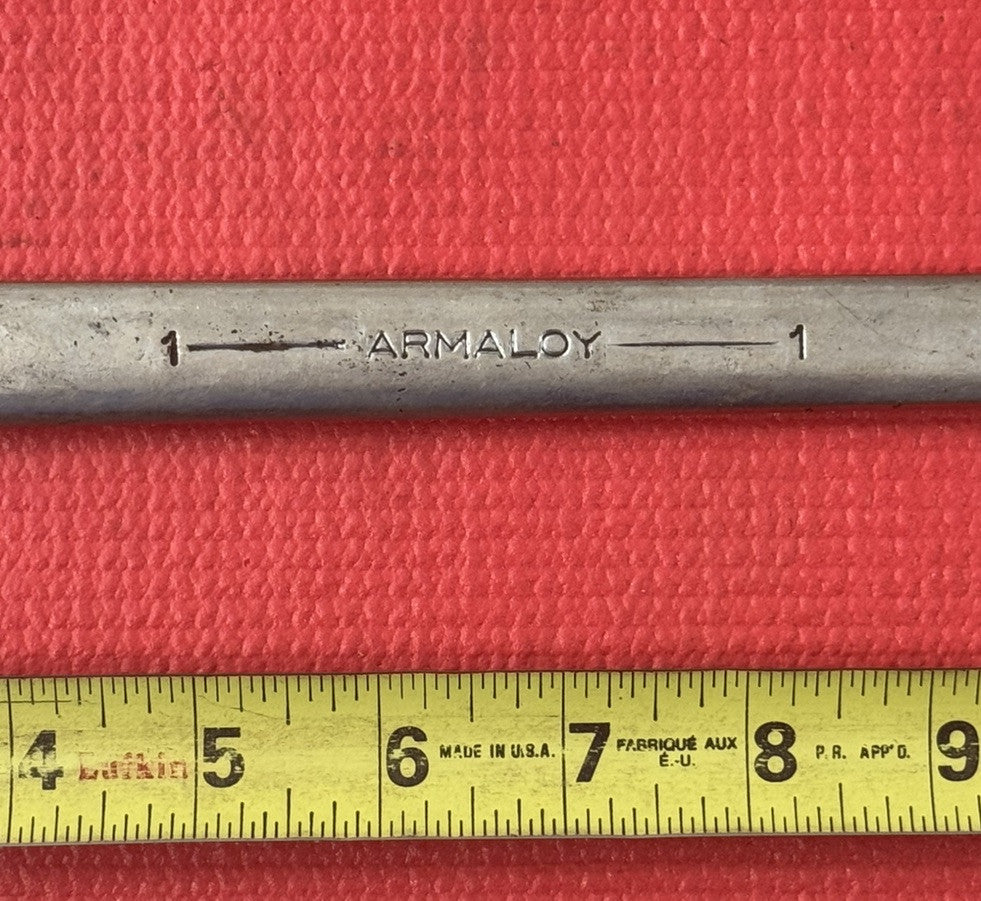 Vintage Armstrong Tools 1170-L SAE 1" Combination Wrench Armaloy Made In Usa
