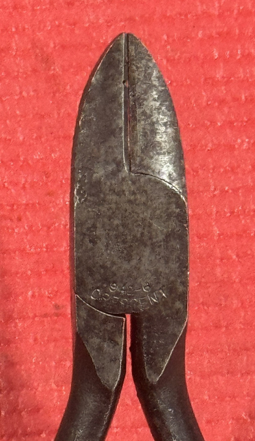 VINTAGE CRESCENT TOOL CO.  CRESTOLOY 942-6 DIAGONAL SIDE CUTTERS USA
