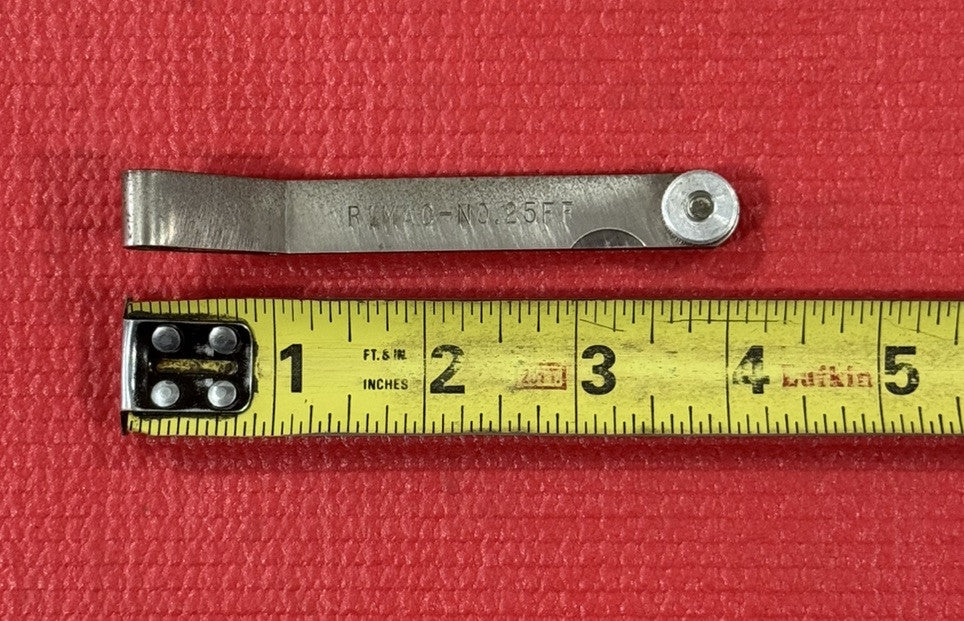 VINTAGE RIMAC 25FF OFF SET FEELER GAUGE MADE IN USA
