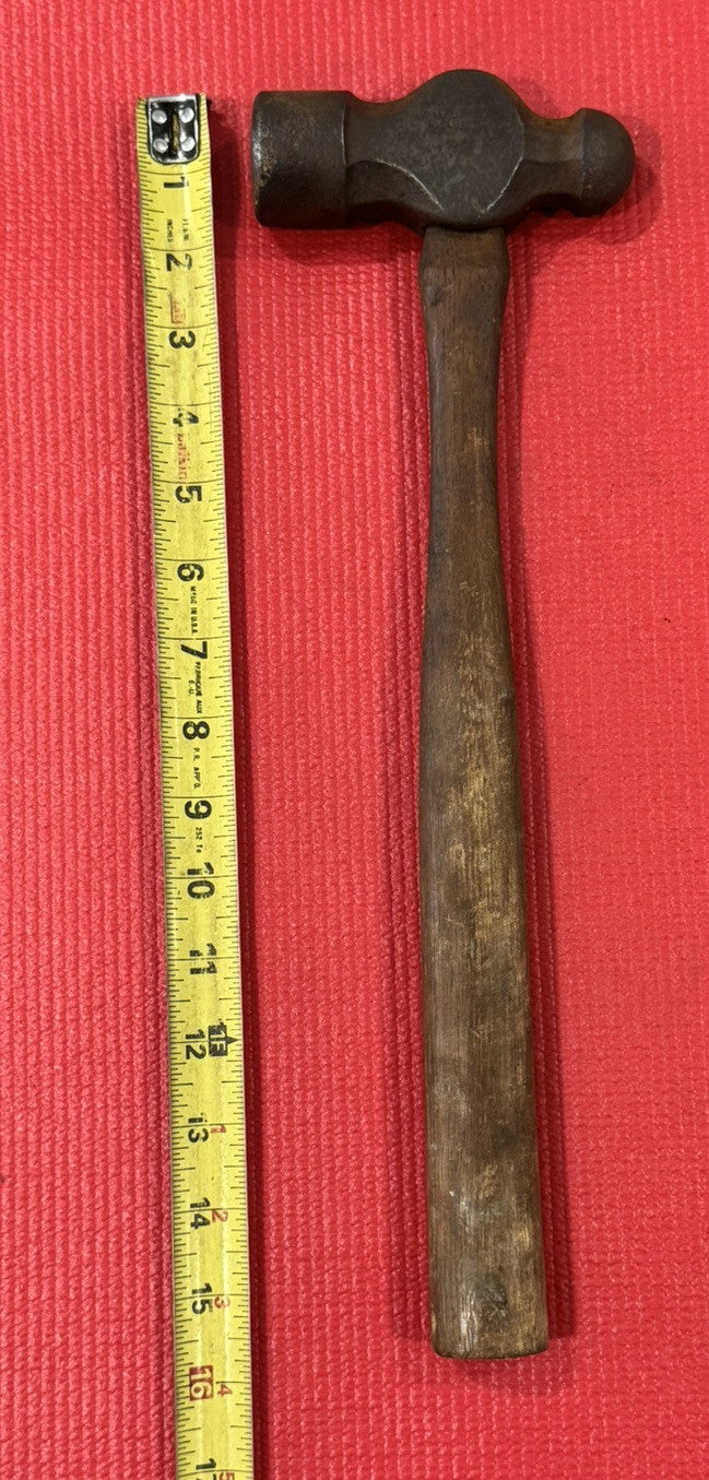 Vintage Wards Master Quality 32oz Ball Peen Hammer Blacksmith Made In USA