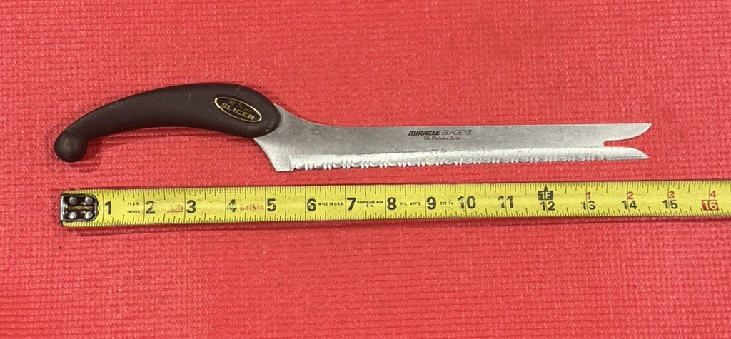 Miracle Blade III Perfection Series All Purpose Slicer 9" Blade Serrated Knife