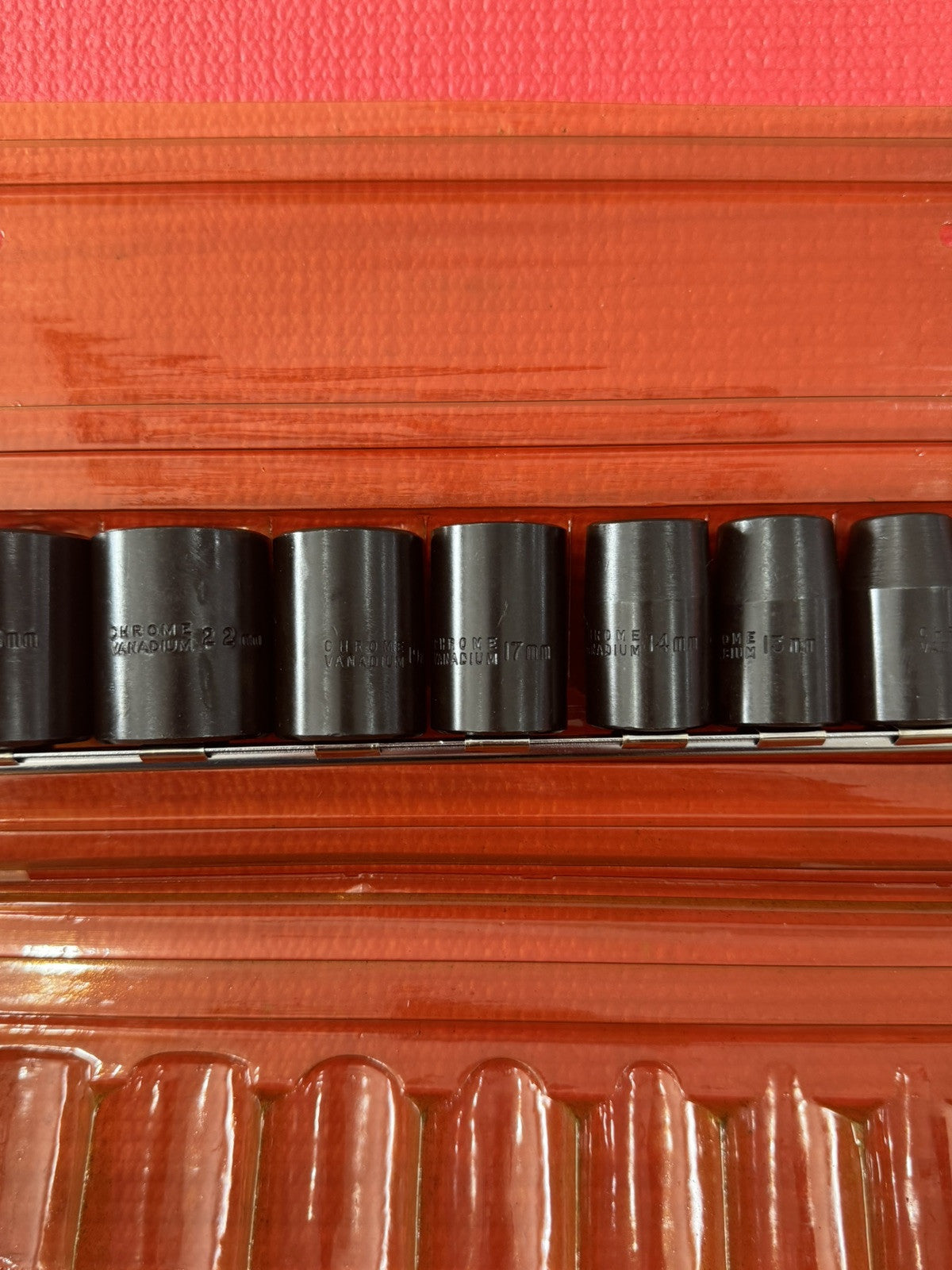 CHROME VANADIUM CTT TOOLS NEW 10 Pc SET 1/2” Drive Shallow Impact Socket METRIC
