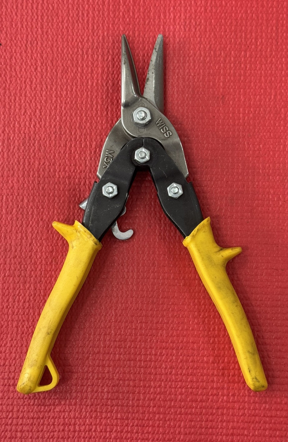 Wiss Crescent Edge Aviation Straight and Right Cut Snips Yellow 9-3/4" M3X NICE