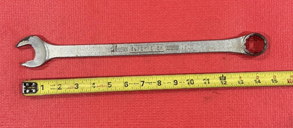 Vintage Williams SUPERRENCH 1170 12 Point 1" Combination Wrench Made In USA