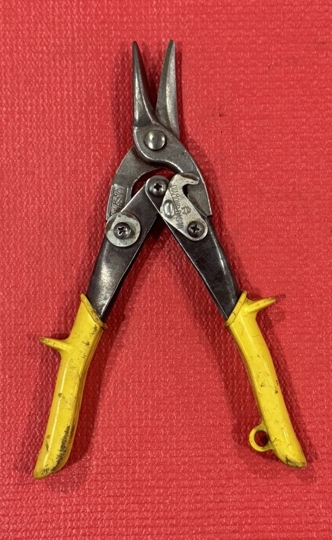 Diamond Horseshoe DAS-10 Straight Cut Heavy Duty Aviation Snips Cutting USA