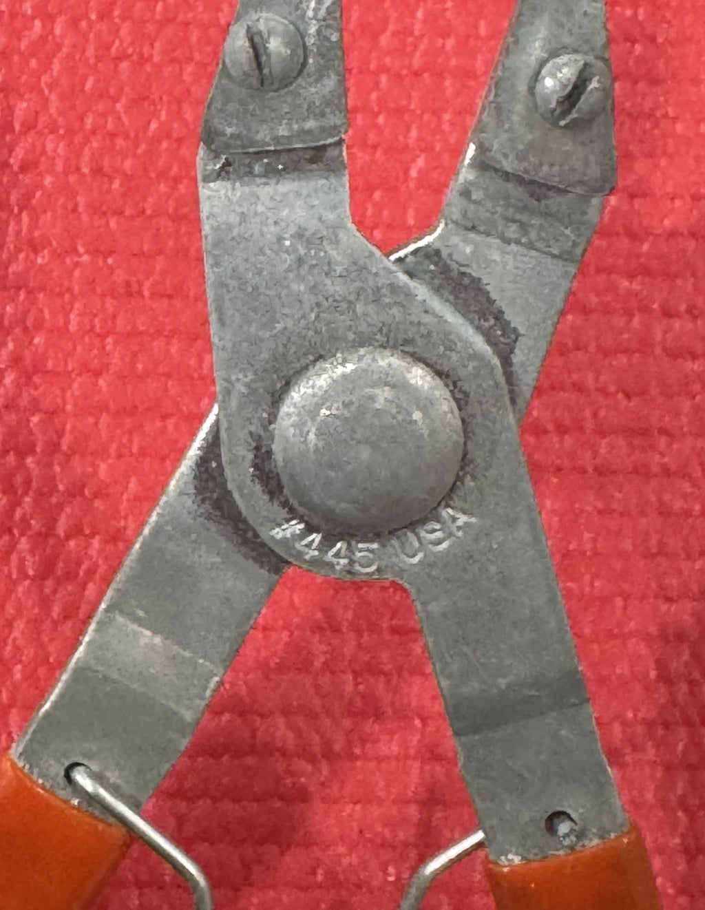 Vintage USA Tools Retaining Snap Ring Pliers Set #455 With Tips Made In USA