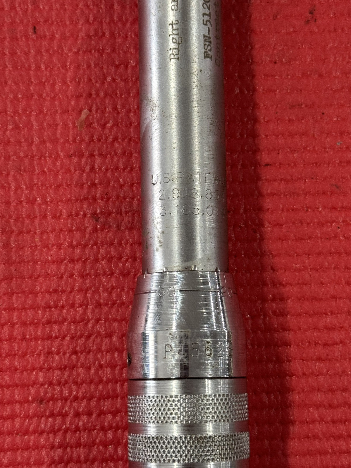 VINTAGE TORQUE CONTROLS INC TCI-750 3/8" DRIVE TORQUE WRENCH W/OG METAL BOX USA