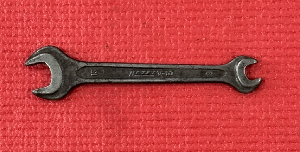 Vintage Hazet V-10 13mm X 8mm Open End Wrench  Benz VW BMW Porsche Germany