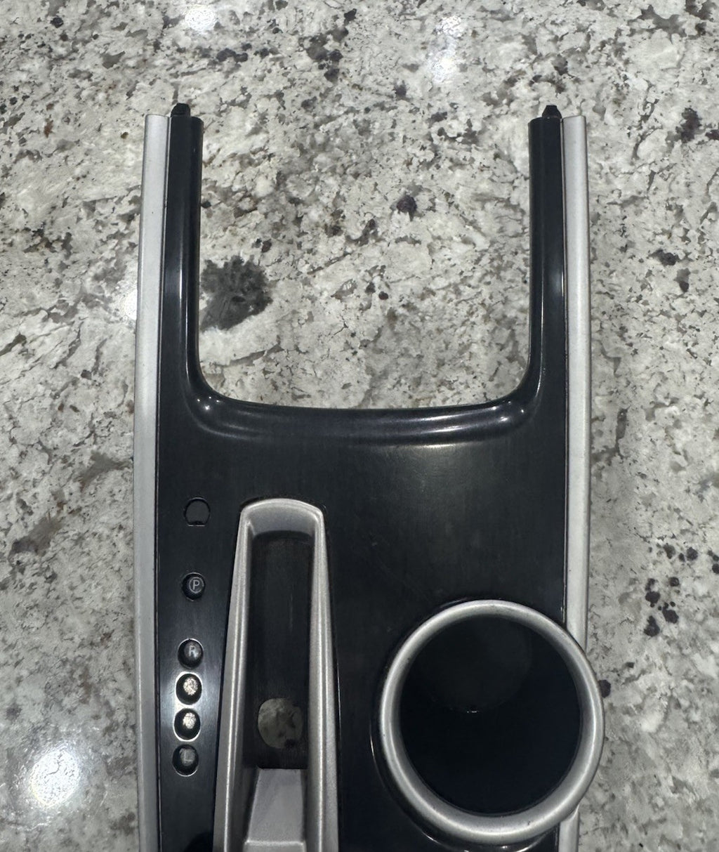 2013-20 NISSAN PATHFINDER OEM CENTER CONSOLE SHIFTER BEZEL PANEL W/ CUP HOLDER