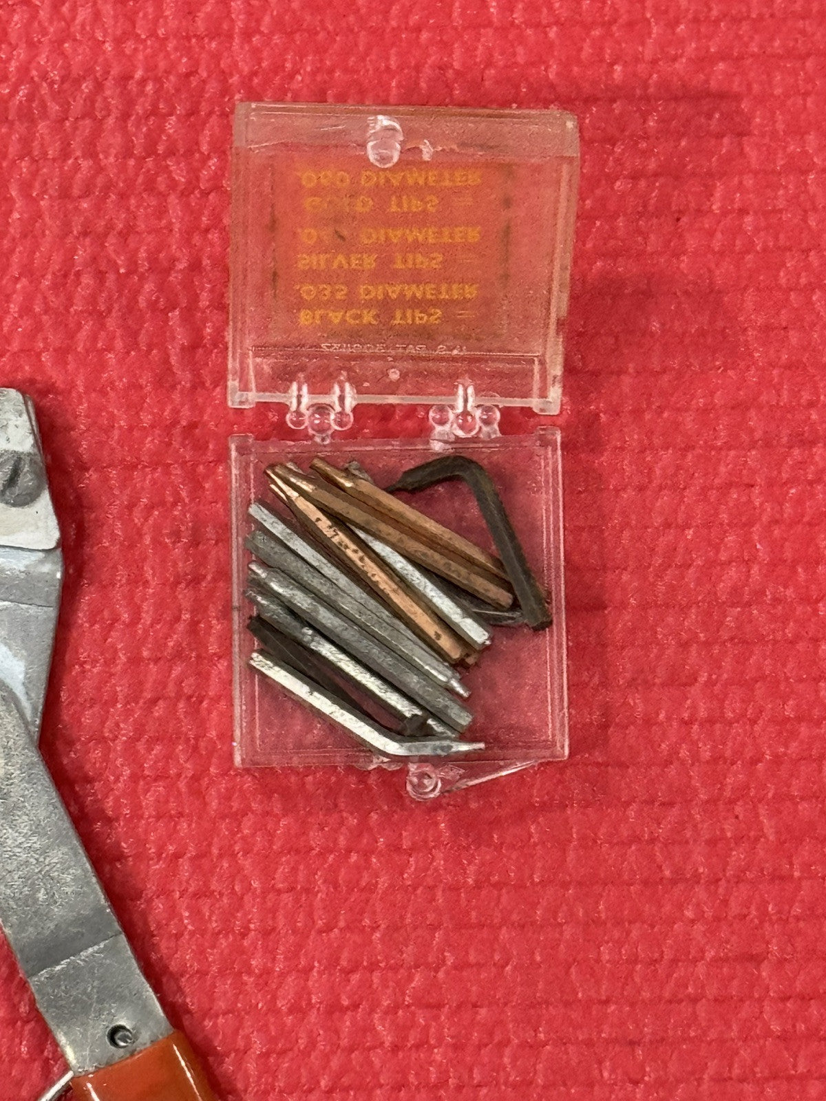 Vintage USA Tools Retaining Snap Ring Pliers Set #455 With Tips Made In USA