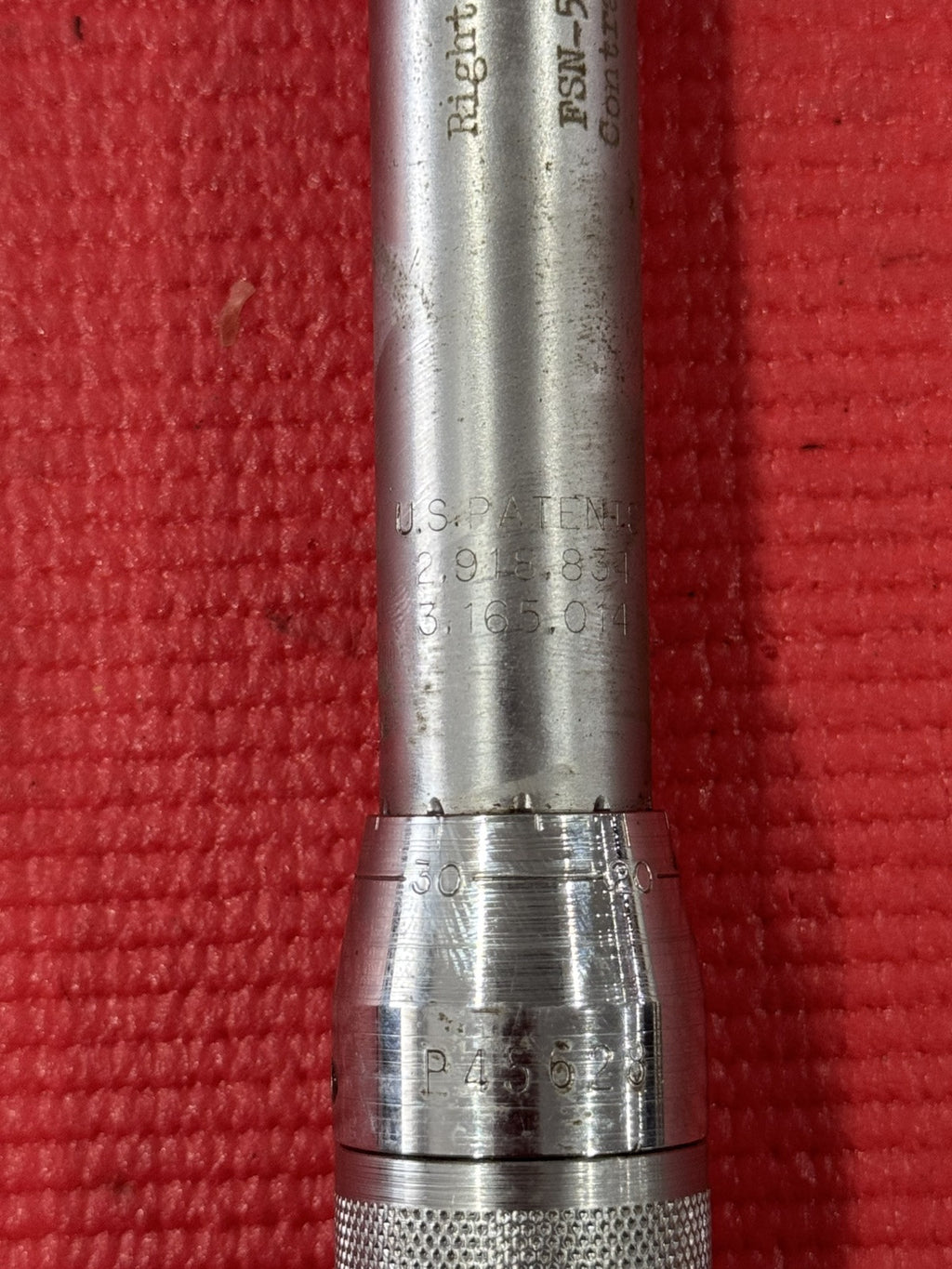 VINTAGE TORQUE CONTROLS INC TCI-750 3/8" DRIVE TORQUE WRENCH W/OG METAL BOX USA