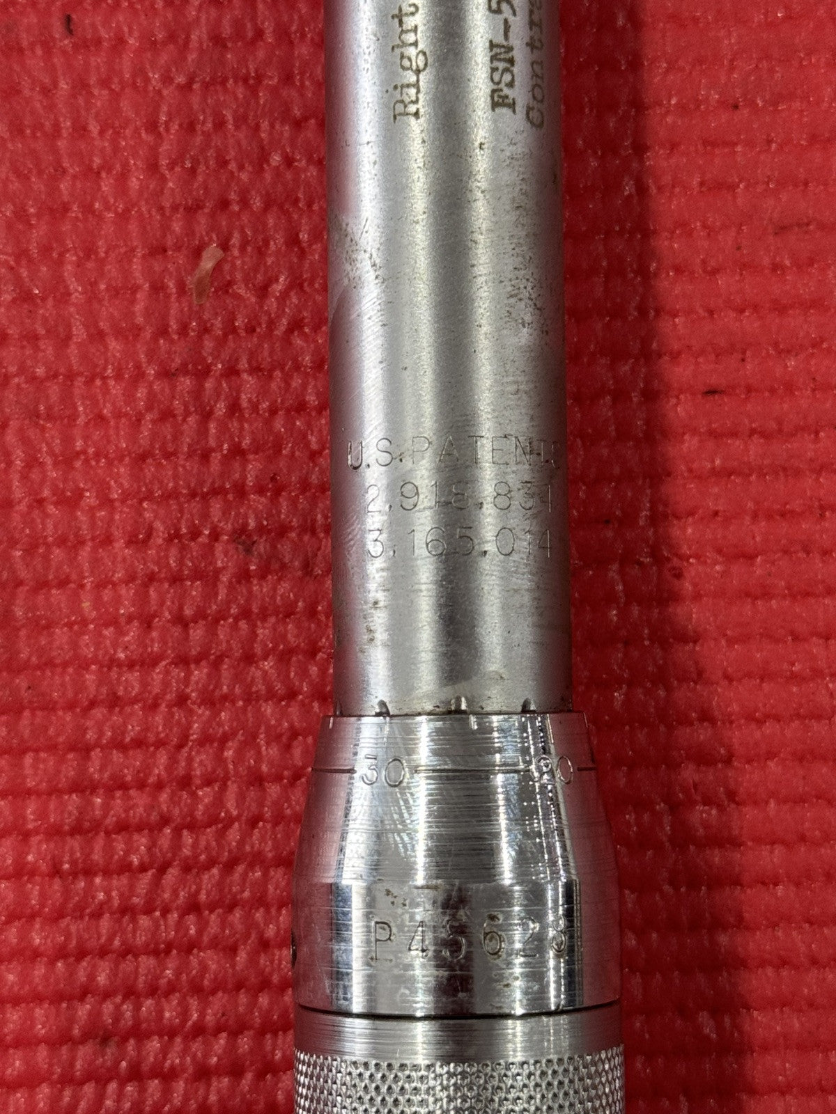 VINTAGE TORQUE CONTROLS INC TCI-750 3/8" DRIVE TORQUE WRENCH W/OG METAL BOX USA