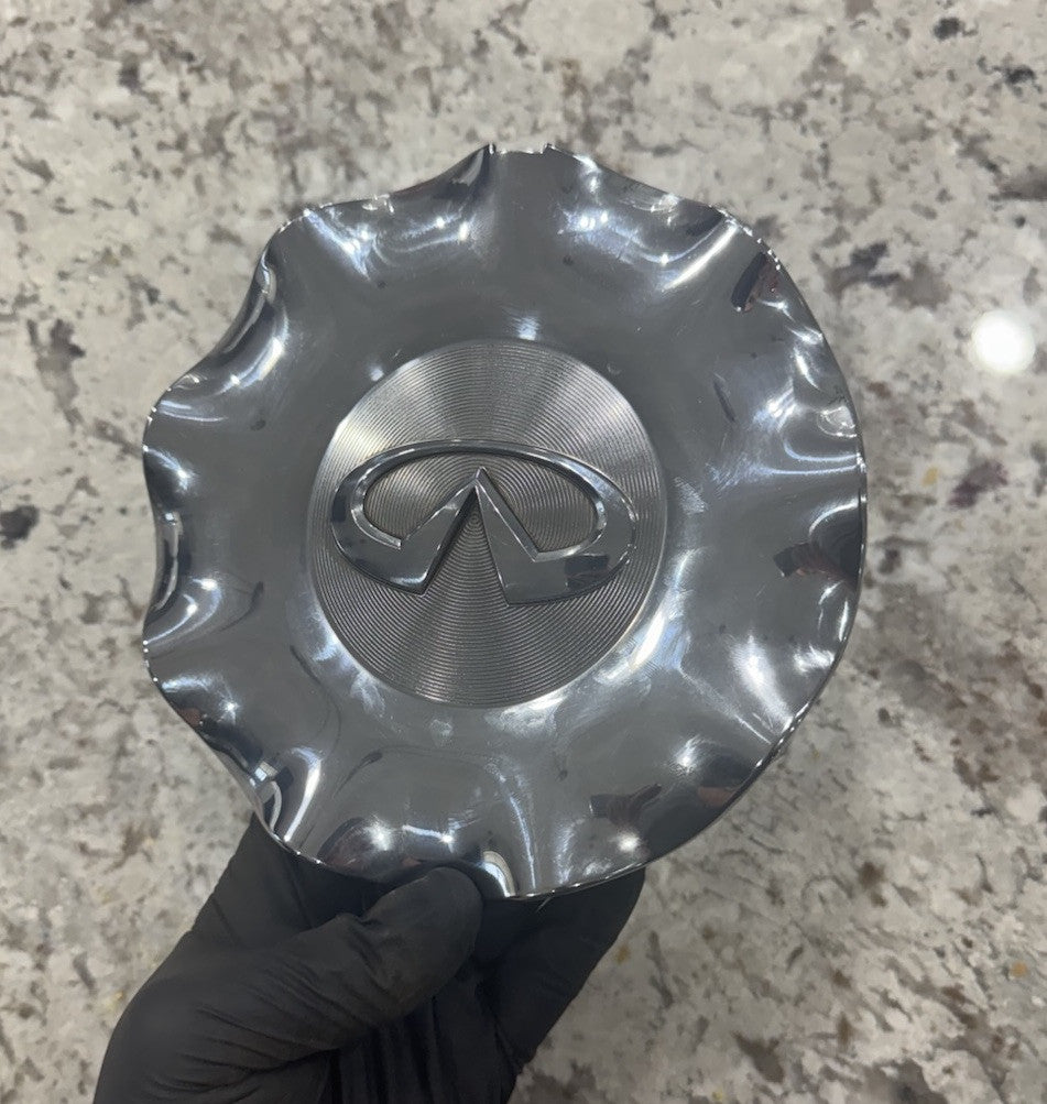 2008 2009 2010 Infiniti QX56 Chrome OEM Center Cap Wheel Hub Cap P/N 40315 ZQ10A