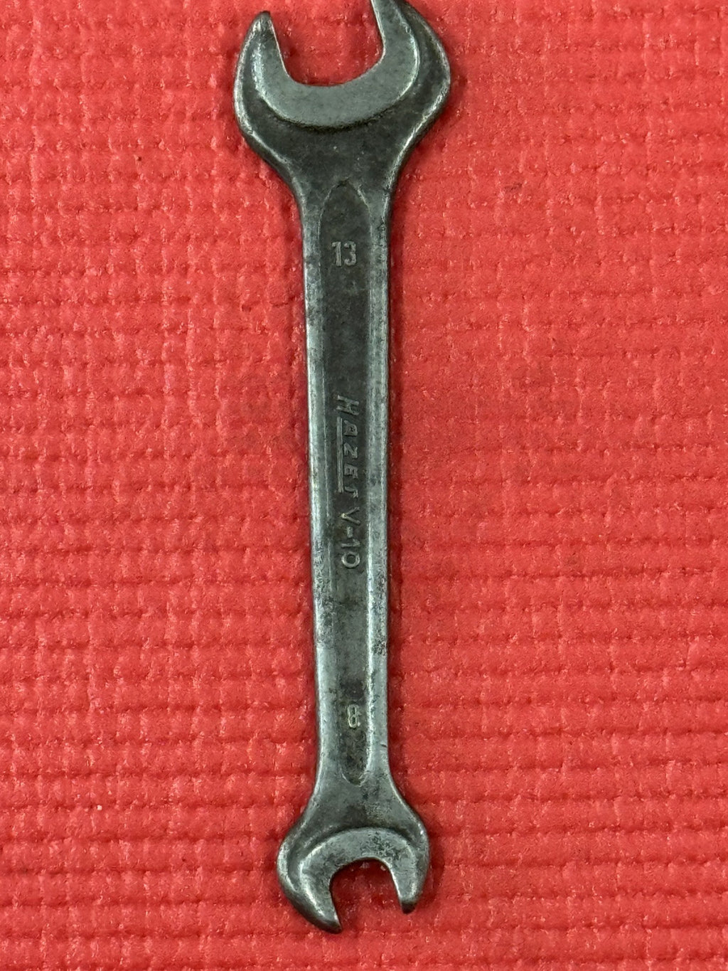 Vintage Hazet V-10 13mm X 8mm Open End Wrench  Benz VW BMW Porsche Germany