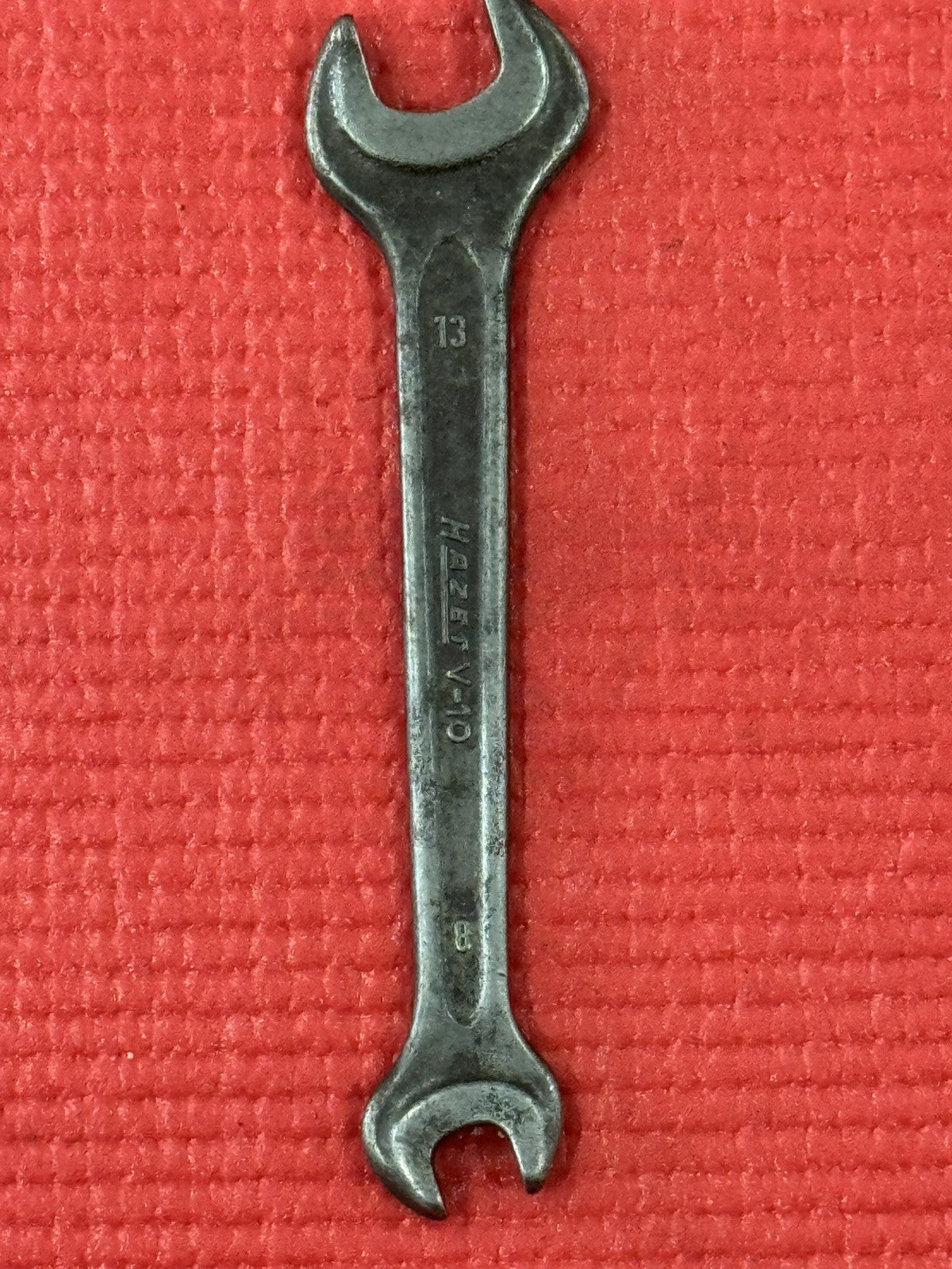Vintage Hazet V-10 13mm X 8mm Open End Wrench  Benz VW BMW Porsche Germany