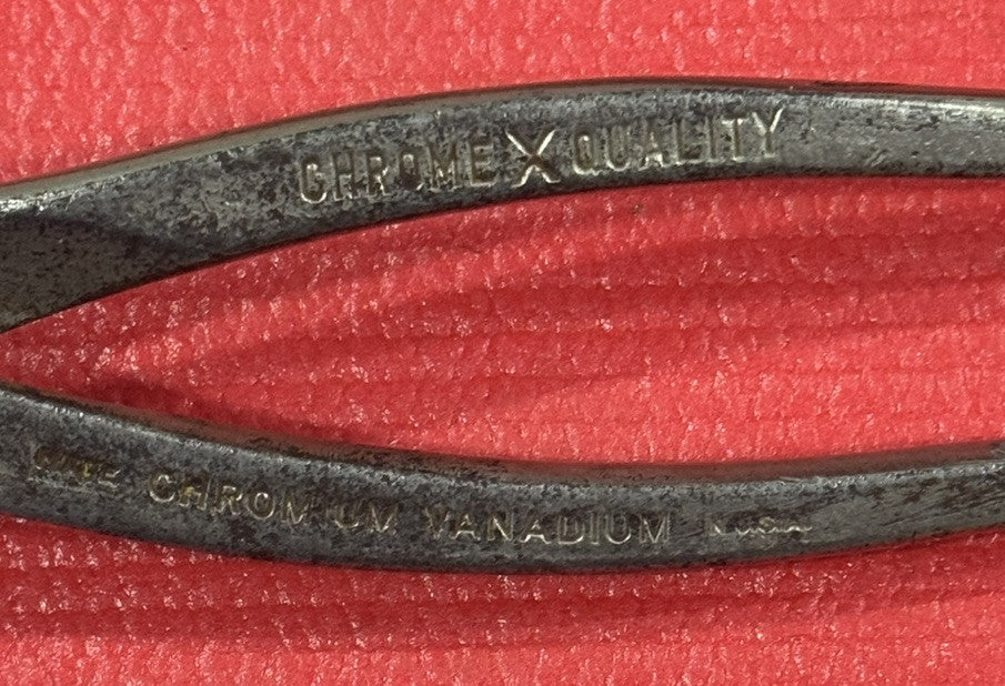 Vintage Chrome X Quality Battery Terminal Pliers Made in USA Rare