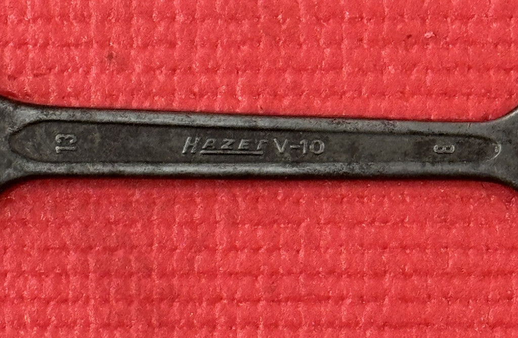 Vintage Hazet V-10 13mm X 8mm Open End Wrench  Benz VW BMW Porsche Germany