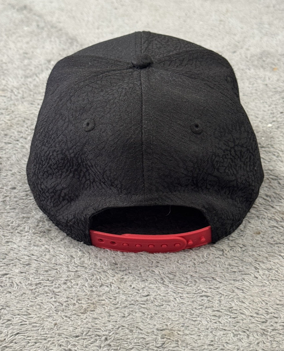 Nike Air Jordan Jumpman Elephant Print Youth Cap Hat Athletic Black Red
